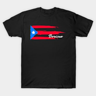 Puerto Rico Boricua Design for Boricua USA Fans T-Shirt